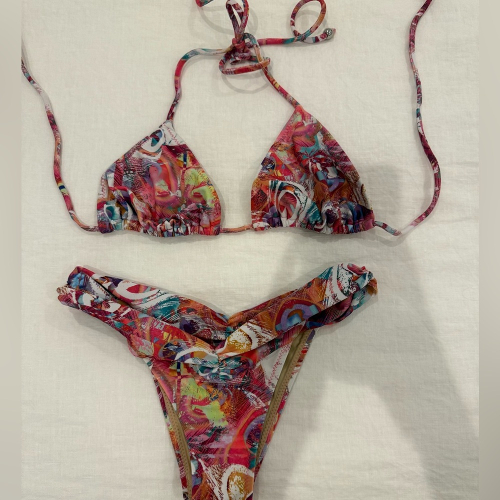 KALANI Multicolor Abstract Bikini Set